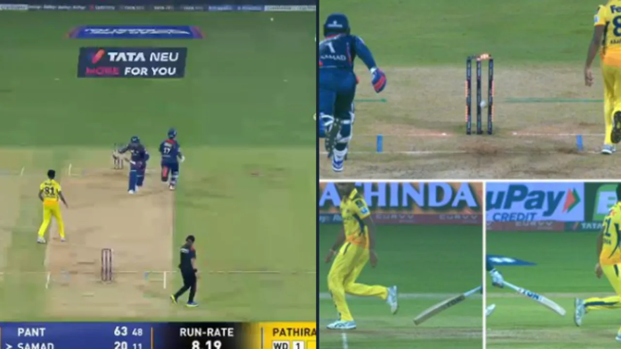 MS Dhoni run out
